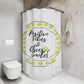 SSSS Positive Vibes & Cheesey Vibes Shower Curtain White (BL)